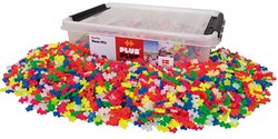 Plus-Plus Bausteine Neon - 3600 Stück kreatives Konstruktionsspielzeug