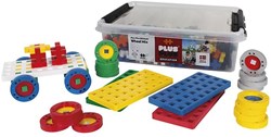 Plus-Plus Konstruktionsspielzeug BIG Rädermix - bunte Baustein-Set