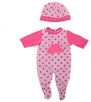 Johntoy Puppenkleidung auf Bügel 40-45 cm Puppen Kleidungsset-3