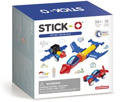 Stick-O magnetisches Bauset City Set - 16-teilig - Lernspielzeug