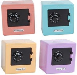 Mini Geldtresor Spardose mit Geheimcode - Spielzeug Tresor 9cm