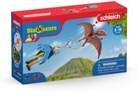 Schleich Dinos - Jetpack Verfolgung 41467 Spielfigurenset