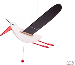 Bajo Holzspielzeug Storch Mobile - pädagogisch und bunt