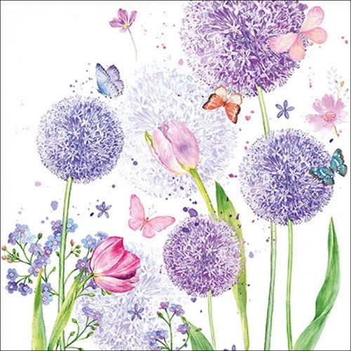 Ambiente Servetten Flower beauty 33cm