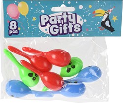 Maracas Sambabälle buntes Spielzeug 8 Stück Mitgebsel Kindergeburtstag