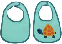 Baby Lätzchen Set grün - 2 Stück ab 6 Monaten