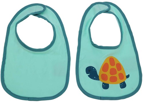 Baby Lätzchen Set grün - 2 Stück ab 6 Monaten