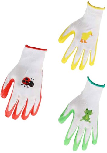 Gartenhandschuhe Kinder Tiermotiv bunt Spielzeug Gartenarbeit-2