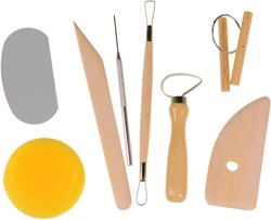 Kids at Work Töpferwerkzeug Set - Pottery Tool Kit 8-teilig für Kinder