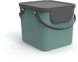 Rotho Abfalltrenner Küche 40L grün - BPA frei - nachhaltiger Kunststoff