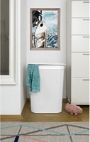 Rotho Wäschekorb 50 Liter weiß - Kunststoff Wäschebox mit Griffen-3