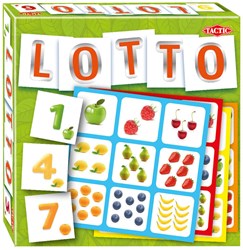 Tactic Lernspiel Fruit & Numbers Lotto Karton für Kinder