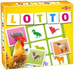 Tactic Bauernhof Lotto Kinderspiel - Lernspiel Tiere für Kinder