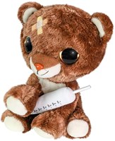 Lumo Stars Kuscheltier Bär Plüsch - Brauner Bär mit Spritze 15cm-2