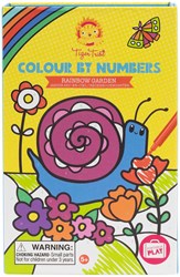 Kreatives Malbuch nach Zahlen mit Filzstiften - Regenbogengarten Spielzeug