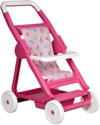 Androni Giocattoli Puppenwagen Buggy rosa Kunststoff klappbar