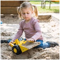 Rolf Spielzeug-Bulldozer gelb - Kunststoff Sandfahrzeug für Kinder-3
