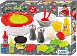 Ecoiffier Salat Spielset Spielzeug 21-teilig Rollenspiel Küche