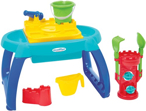 Ecoiffier Wassertisch - Spieltisch mit Burgturm und Zubehör-2