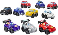 Abrick Spielzeug Rennwagen Set - 10 Fahrzeuge Kunststoff-2