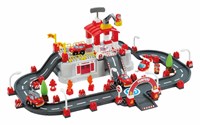 Abrick Baukasten Feuerwehr Spieltonne - Spielzeug für Mini-Stadt - 117 Teile-2