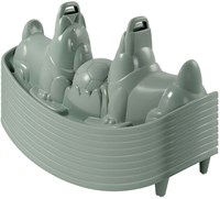 Smoby Schaukel Hund grün - ergonomische Wippe für Kinder