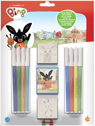Multiprint Bing Stempelset - Kreatives Spielzeugset mit Farbstiften