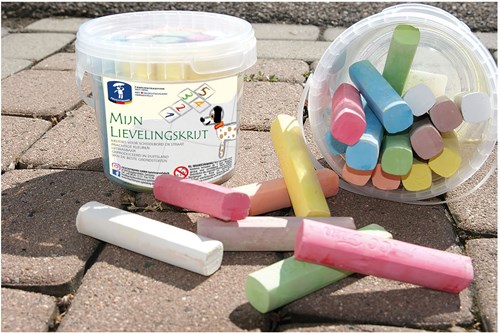 Feuchtmann Straßenmalkreide Eimer 20 Stück bunt abwaschbar Spielzeug-2