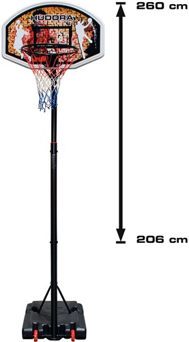 Hudora Basketballständer Chicago - mobiler Basketballkorb für Kinder