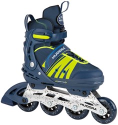 Hudora Inline Skates Comfort verstellbar blau Größe 29-34 Kinder