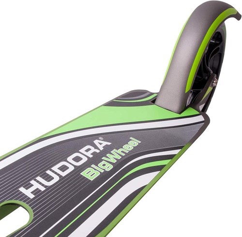 Hudora Scooter Big Wheel RX205 - Kinderroller grau grün Aluminium-3