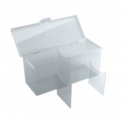 Gamegenic Deckbox Kartenaufbewahrungsbox transparent - Fourtress 320+ Karten