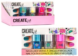 Create it! Nagellack Set Meerjungfrau 3 Stück Glitzer für Kinder