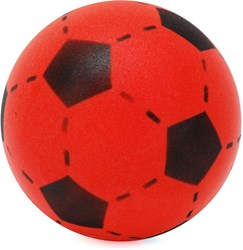 Schaumstoff Spielzeugball rot 20 cm - weicher Kinderball für drinnen und draußen