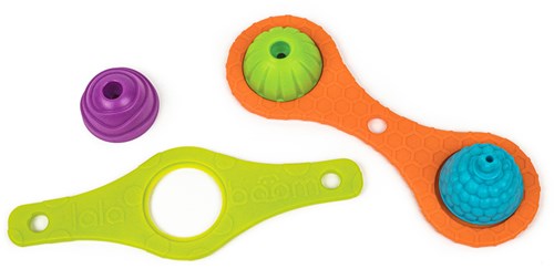 Lalaboom Lernperlen Baukasten - 10 Stück - buntes Spielzeug-2