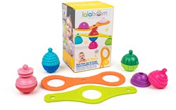 Lalaboom Lernperlen Baukasten - 10 Stück - buntes Spielzeug