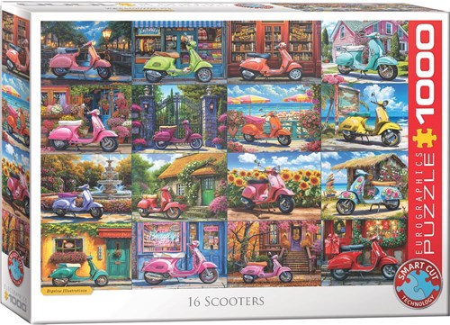 Eurographics 16 Scooters by Chris Bigelow - 1000 Teile-2