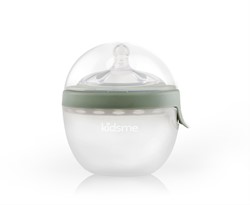 KidsMe 2-in-1 ovale Silikonfütterung - Grau