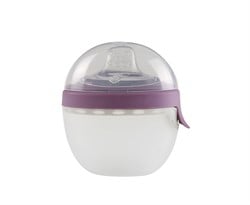 KidsMe 2-in-1 ovale Silikonfütterung - Lavendel