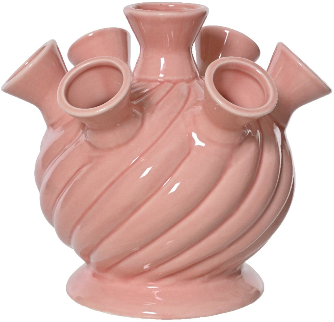 OttoSimon Vase Porzellan rosa 18 cm Dekoration Blumenvasen Planet Happy AT