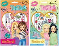 Besties Klebetattoos für Kinder 75 Stück rosa Mädchen Fake Tattoos
