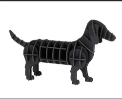 FRIDOLIN 3D-Papiermodell - Dackel
