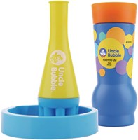 Uncle Bubble Seifenblasen Spielzeug Fun Confetti Bubbler bunt-3