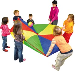 Eduplay Fallschirm Kinderspiel 300 cm mehrfarbig Spielspaß