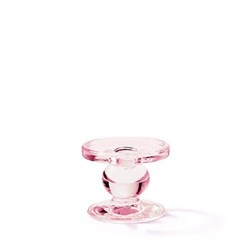 Ambiente Glas Kerzenhalter Rose dekoratives Tischaccessoire Ø9xh7cm