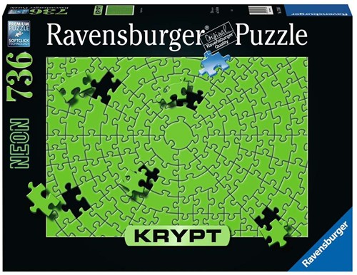 Ravensburger Krypt Puzzle - Neon Green (736)