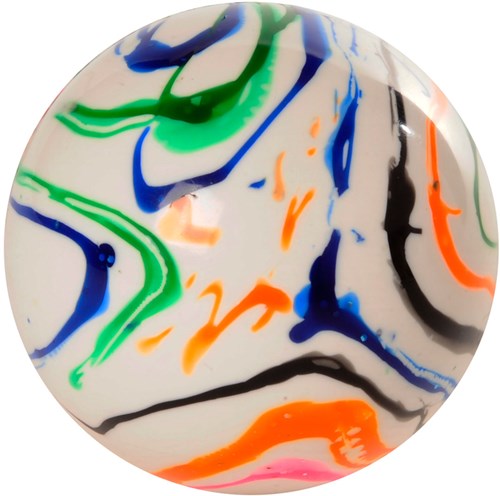 Hockeyball bunt flamme Kunststoff 68mm Straßenball