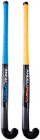 Hockeyset orange und blau Kunststoff 34 Zoll mit Ball und Tragetasche-2