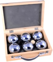 Twisk Boule Set - Luxus Holzkoffer - 6 Kugeln - inklusive Zubehör-3