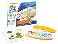 Crayola Farbset Magic Light-Up Brush fleckenfreies Malen Kinder
